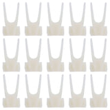 20Pcs Plastic Bird Fruit Fork Lightweight Pet Parrots Toy Bird Supplies Convenient Feeder - Top-Down View