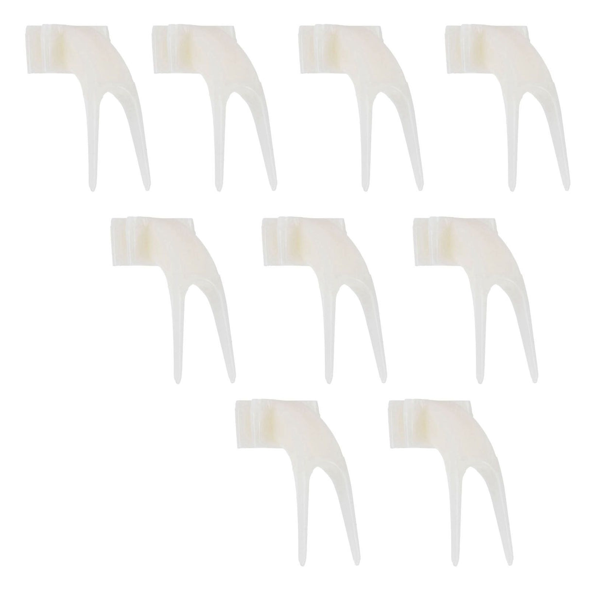 20Pcs Plastic Bird Fruit Fork Lightweight Pet Parrots Toy Bird Supplies Convenient Feeder