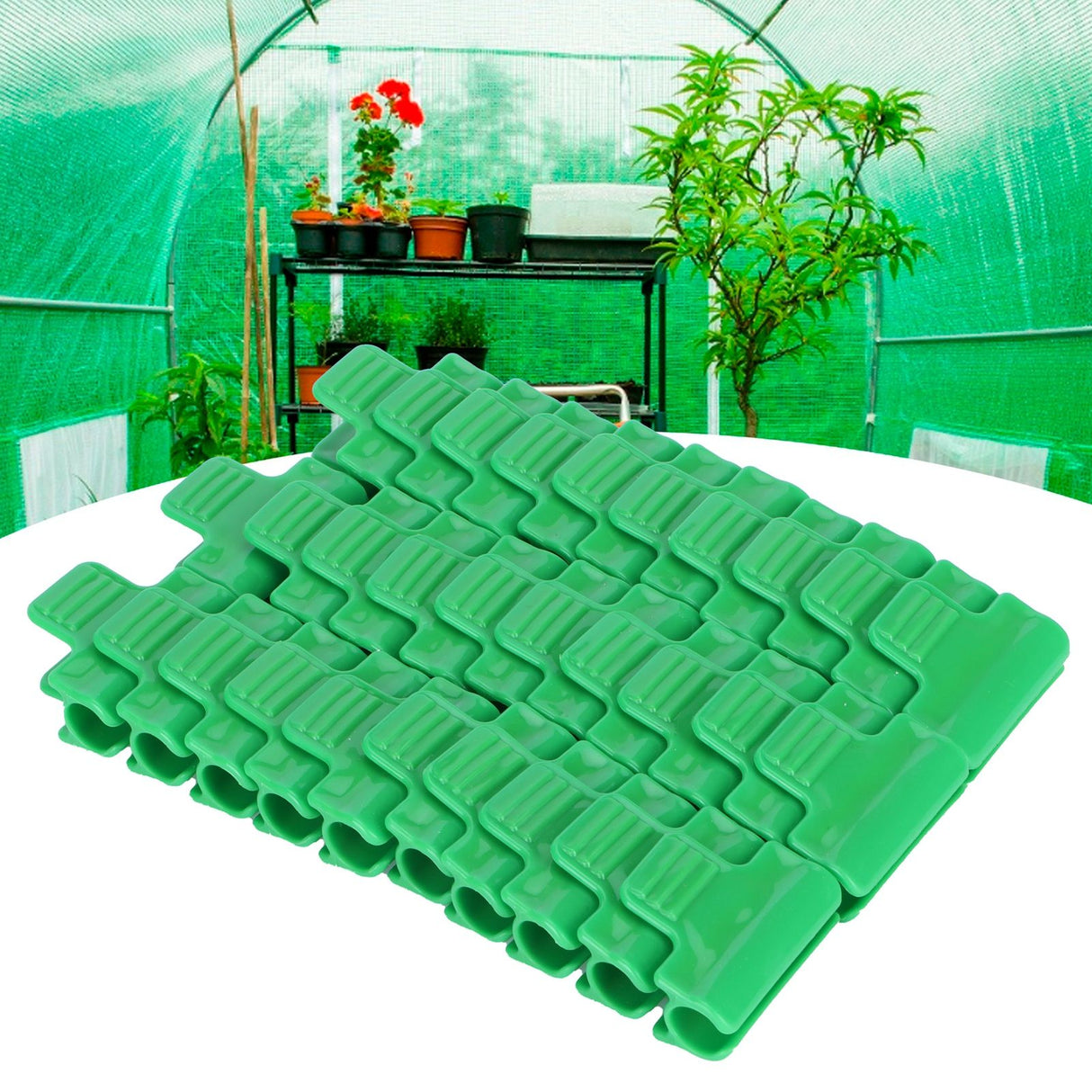 30PCS Plastic Film Buckle Clip Greenhouse Snap Clamps Accessories Gardening Supplies