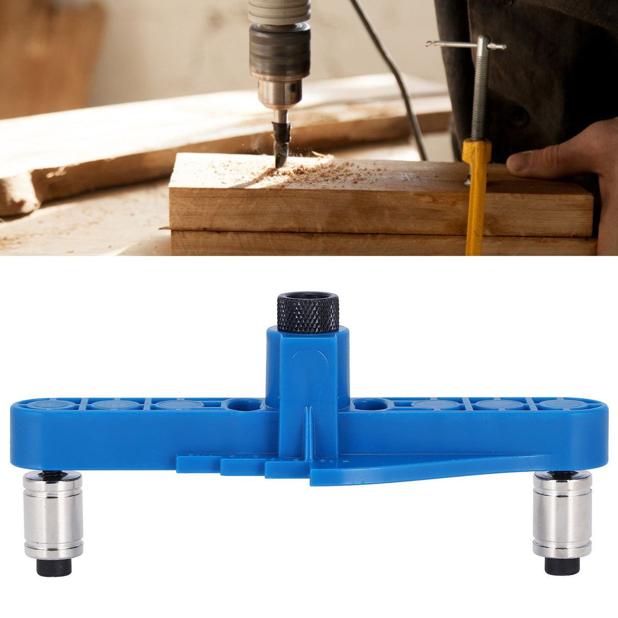 Dowel Jig Center Scriber Line Offset Systerm for Woodworking Drilling and Marking Tool