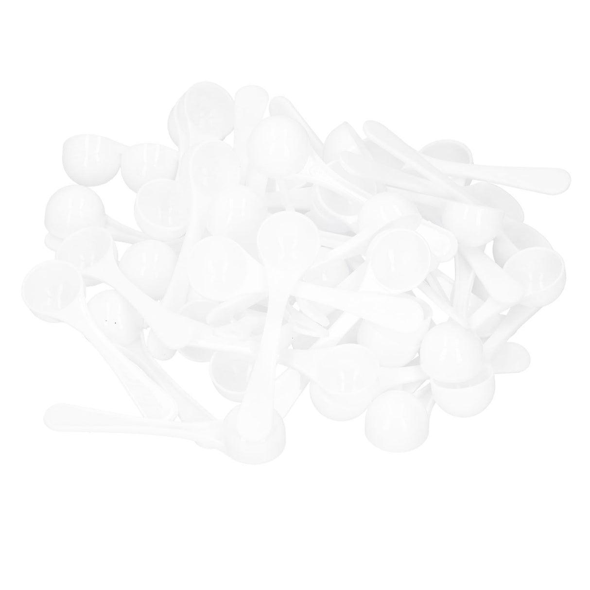 50PCS 5 ml Plastic Measuring Spoon Medicine Powder Fertilizer Scoop Gardening Supplies