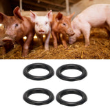 100PCS Pig Drinker Accessories Plastic Rings Drinker Installation Washer for Poultry Feeding