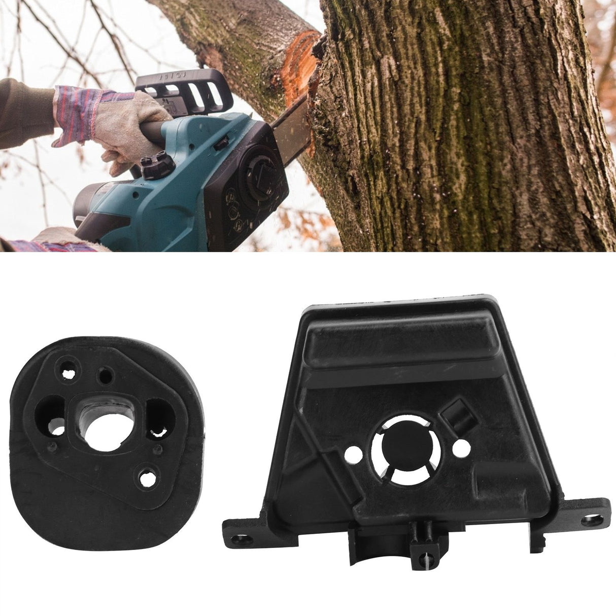 Carb Adapter Spacer Gasket Set Fit for Poulan 2050 2075 2150 2175 2250 PP220 PP260 2055 Chainsaw