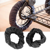 2Pcs Stroller Wheel Cover Oxford Cloth Dustproof Infant Pushchair Tire ProtectorFor Diameter 12‑16cm Small Wheel