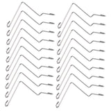 20PCS Stainless Steel Beehive Connector Bend Wire Holder Fastener for Wooden Beehive Tools