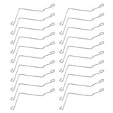 20PCS Stainless Steel Beehive Connector Bend Wire Holder Fastener for Wooden Beehive Tools - Front View