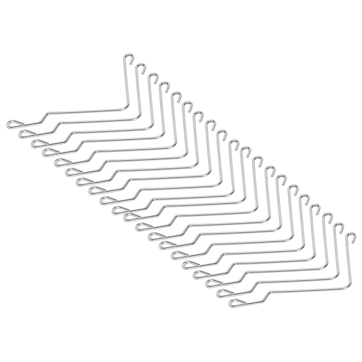 20PCS Stainless Steel Beehive Connector Bend Wire Holder Fastener for Wooden Beehive Tools