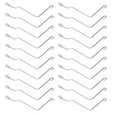 20PCS Stainless Steel Beehive Connector Bend Wire Holder Fastener for Wooden Beehive Tools - Close-Up Angle