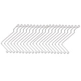 20PCS Stainless Steel Beehive Connector Bend Wire Holder Fastener for Wooden Beehive Tools - Low Angle