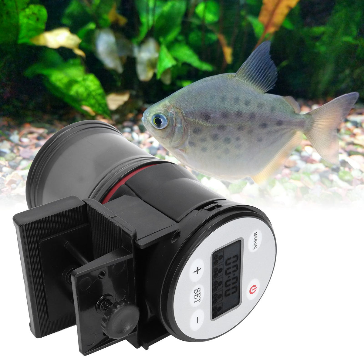 Automatic Fish Feeder Aquarium Fish Tank Timing Food Dispenser Feeding Device Tool