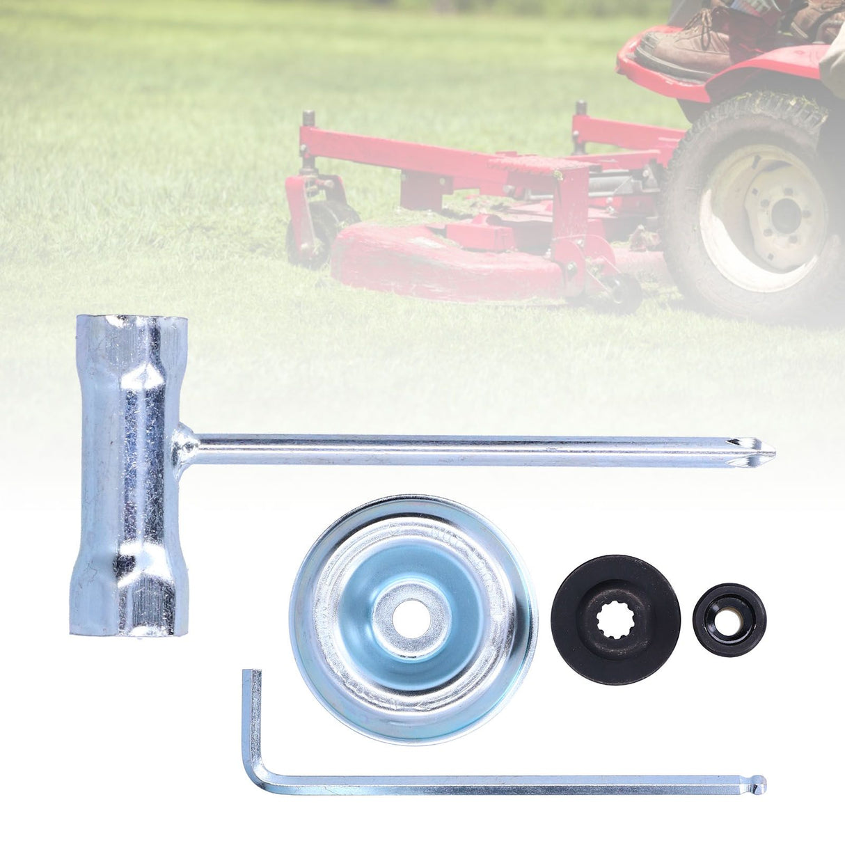 Blade Adapter Attachment Thrust Washer Wrench Kit Fit for STIHL FS120 200 250 Lawn Mower