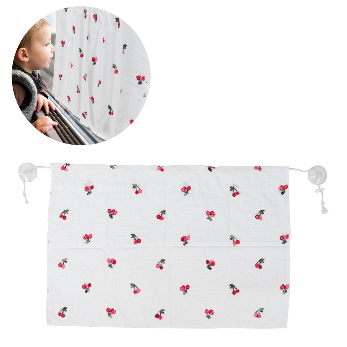 Car Sun Shade Curtain Side Window Sunshade Protector Car Interior Sun Blocking BlindStyle 2