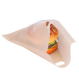 5Pcs NonStick Microwave Oven Toast Bag Food Grade Reusable Barbecue Bag for Barbecue Baking(16x18CM ) - Front View