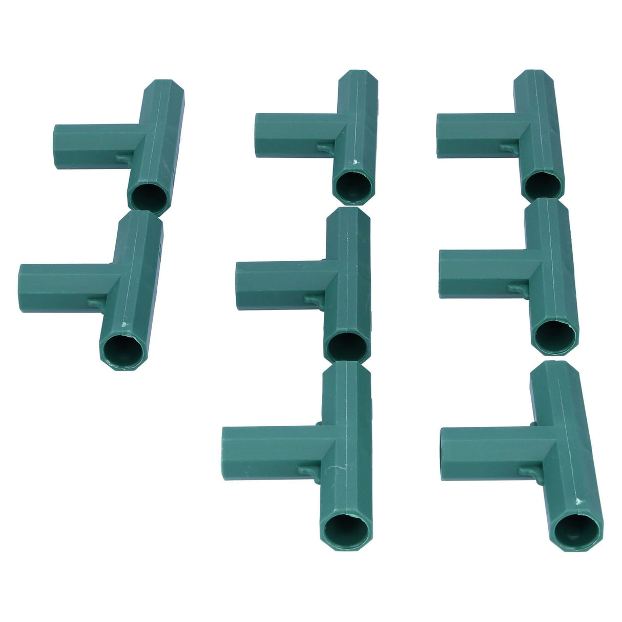 8Pcs T shape Connector DIY Plant Stake Joint Tee Adapter for 16mm Garden Plant Support