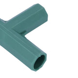 8Pcs T shape Connector DIY Plant Stake Joint Tee Adapter for 16mm Garden Plant Support