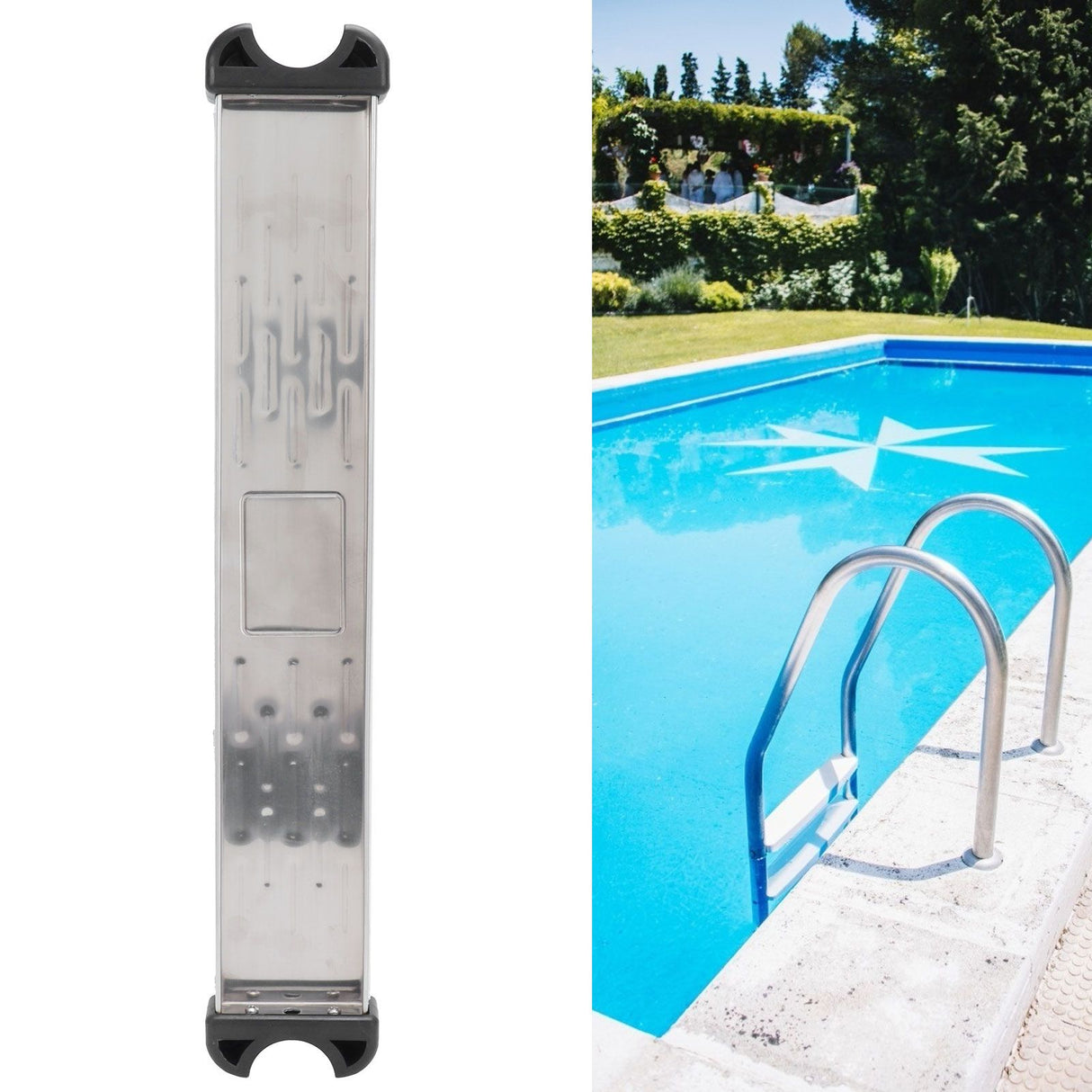Swimming Pool 304 Stainless Steel Pedal Replacement Ladder Rung Steps Pool Supplies
