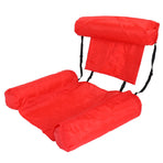 PVC Inflatable Foldable Floating Row Swimming Pool Water Hammock Lounger Chair for Summer