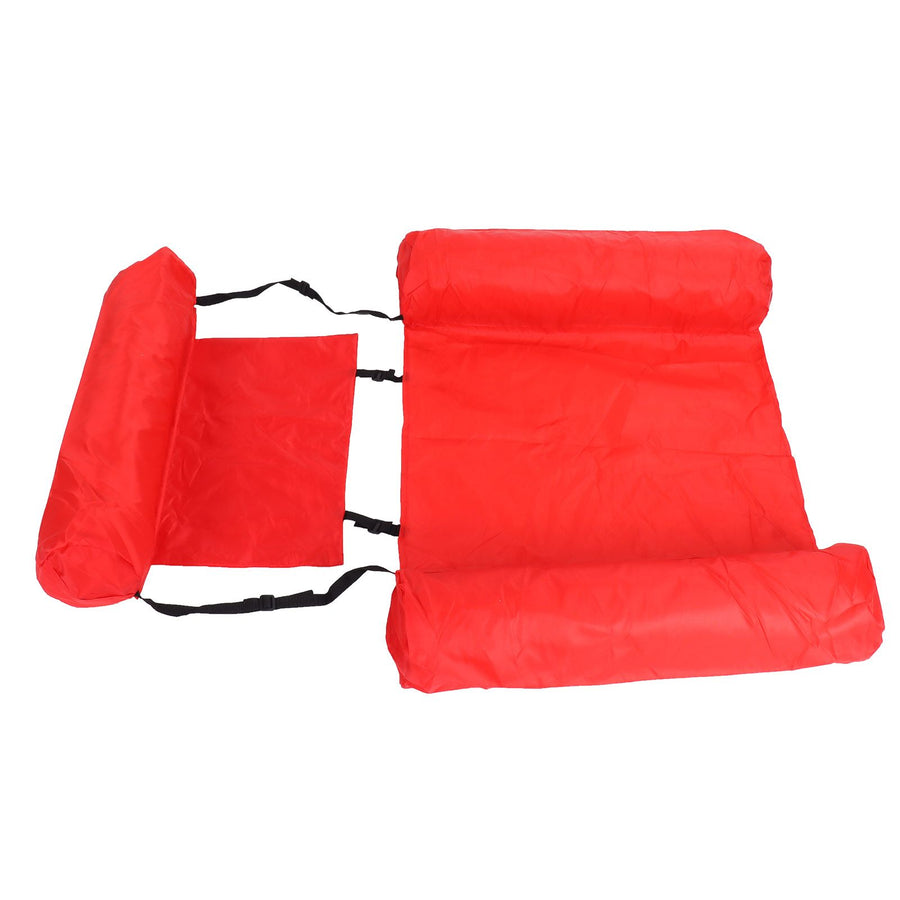 PVC Inflatable Foldable Floating Row Swimming Pool Water Hammock Lounger Chair for Summer