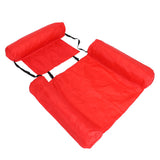 PVC Inflatable Foldable Floating Row Swimming Pool Water Hammock Lounger Chair for Summer