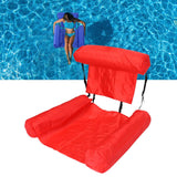 PVC Inflatable Foldable Floating Row Swimming Pool Water Hammock Lounger Chair for Summer