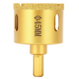 45mm Brazed Diamond Drill Bit Marble Glass Ceramic Tile Hole Saw for Hand Electric Drill