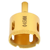 45mm Brazed Diamond Drill Bit Marble Glass Ceramic Tile Hole Saw for Hand Electric Drill