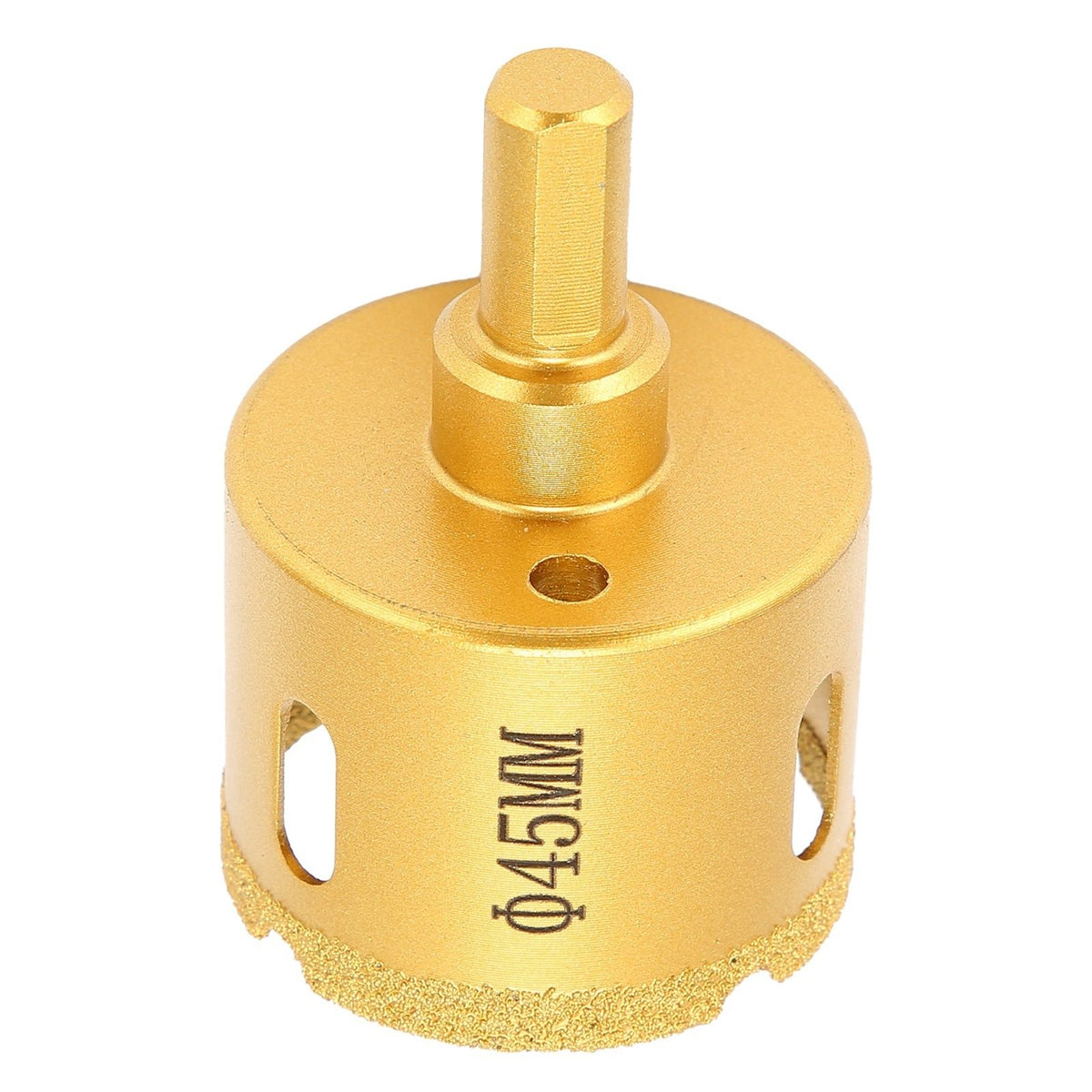 45mm Brazed Diamond Drill Bit Marble Glass Ceramic Tile Hole Saw for Hand Electric Drill