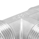T Shaped Connector G1in Male Thread Stainless Steel Tee Adapter Hardware Pipe Fittings