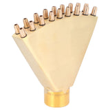Brass Fountain Sprinkler G1in Female Thread Adjustable Scattering Landscape Sprayer - Front View
