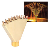 Brass Fountain Sprinkler G1in Female Thread Adjustable Scattering Landscape Sprayer