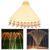 Brass Fountain Sprinkler G1in Female Thread Adjustable Scattering Landscape Sprayer