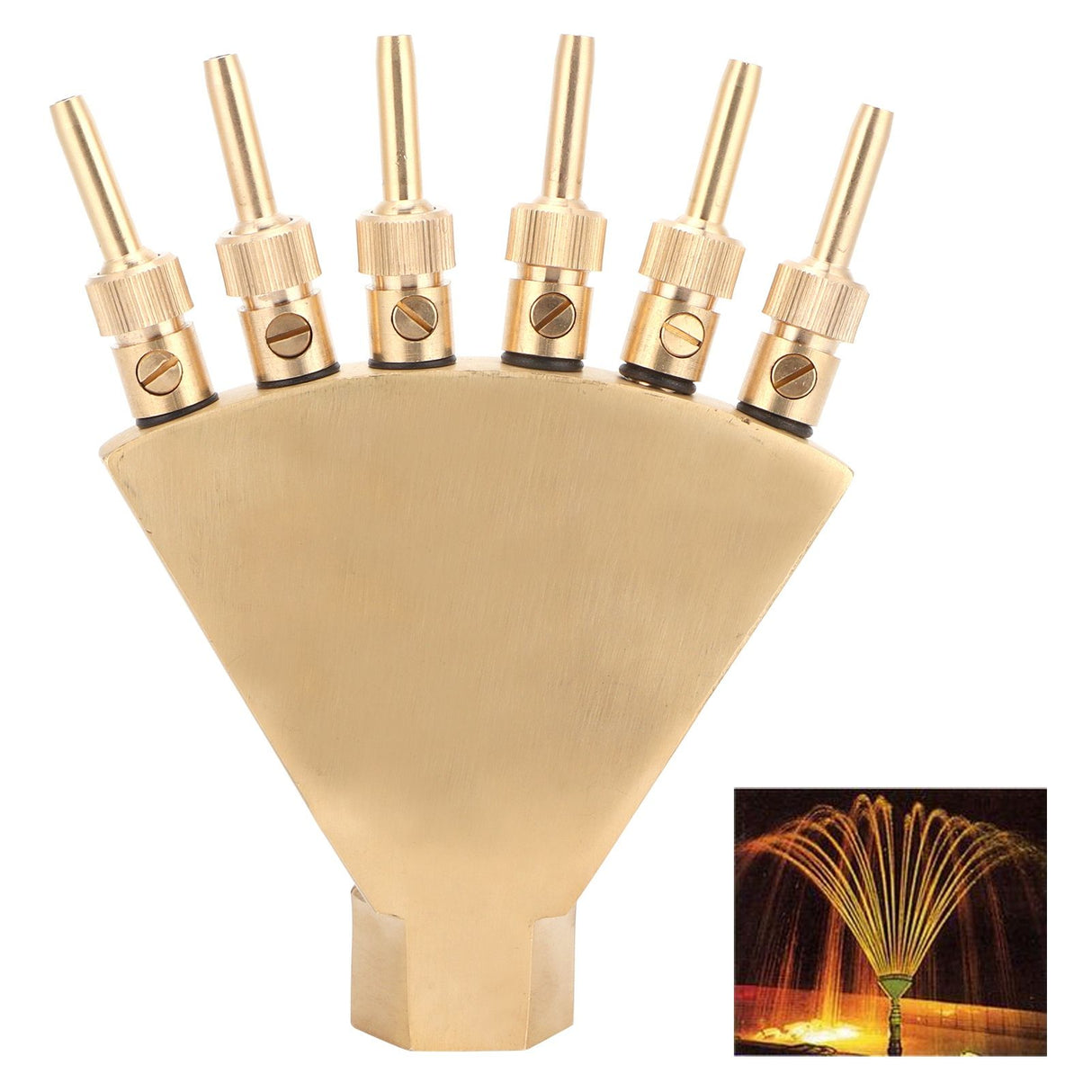 Fountain Sprinkler G1in Female Thread Scattering Fountain Spray Head Landscape Decoration