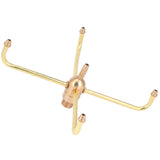 G1/2 Female Thread G3/4 Male Thread 4 Arm Rotate Water Fountain Nozzle Spray Head Sprinkler for Garden Pond