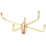 G1/2 Female Thread G3/4 Male Thread 4 Arm Rotate Water Fountain Nozzle Spray Head Sprinkler for Garden Pond - Extra Image