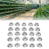 25Pcs Flange Nut Corrosion Resistant Stainless Steel Nuts Greenhouse Supplies AccessoriesM6 - Extra Image