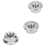 25Pcs Flange Nut Corrosion Resistant Stainless Steel Nuts Greenhouse Supplies AccessoriesM6