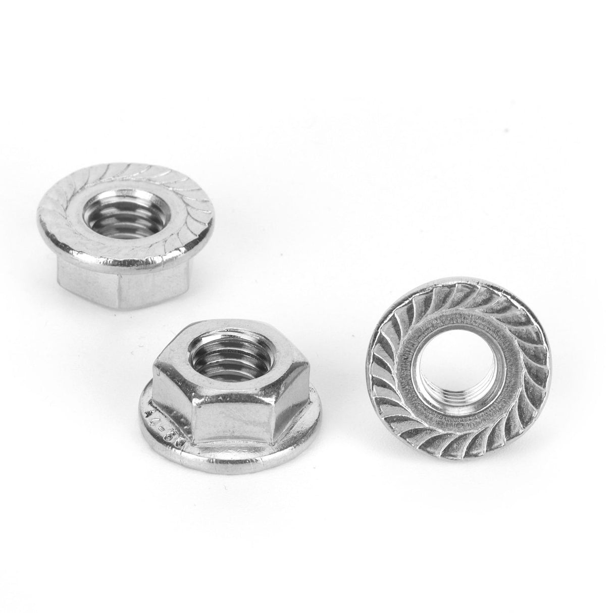 25Pcs Flange Nut Corrosion Resistant Stainless Steel Nuts Greenhouse Supplies AccessoriesM8