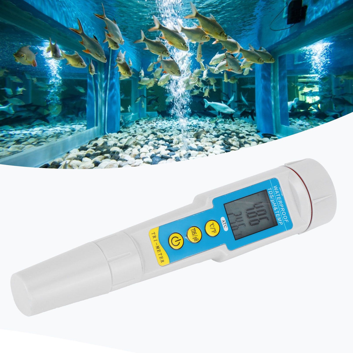 PH-986 3 in 1 Water Quality Tester PH/TDS/TEMP Test Pen Multifunctional Portable Meter