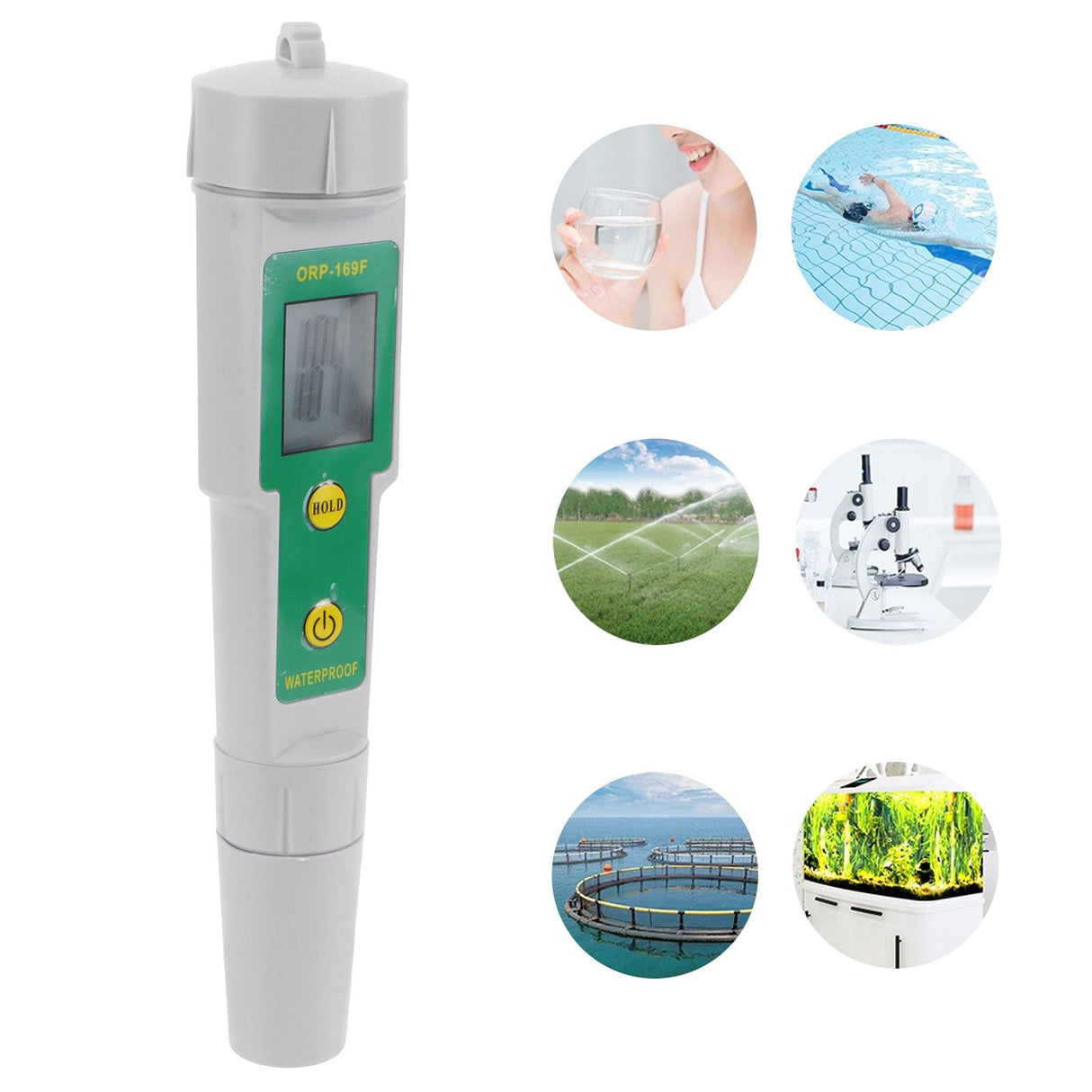 ORP‑169F Water Quality Tester ORP Negative Potential Portable Water Quality Test Pen Meter
