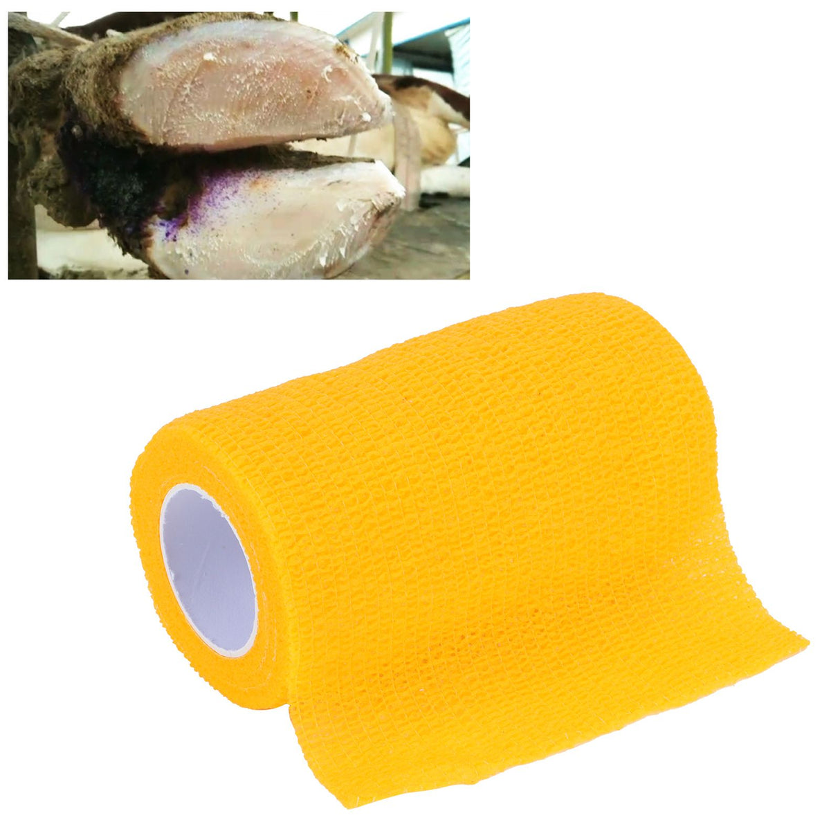 Self Adhesive Non Woven Bandage Cohesive Tape Wrap for Farm Cow Hoof Trimming Supplies