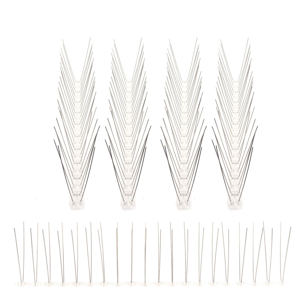 6Pcs Anti Bird Spike Stainless Steel Outdoor Birds Pigeons Repellent Tool Fence Wall Accessory