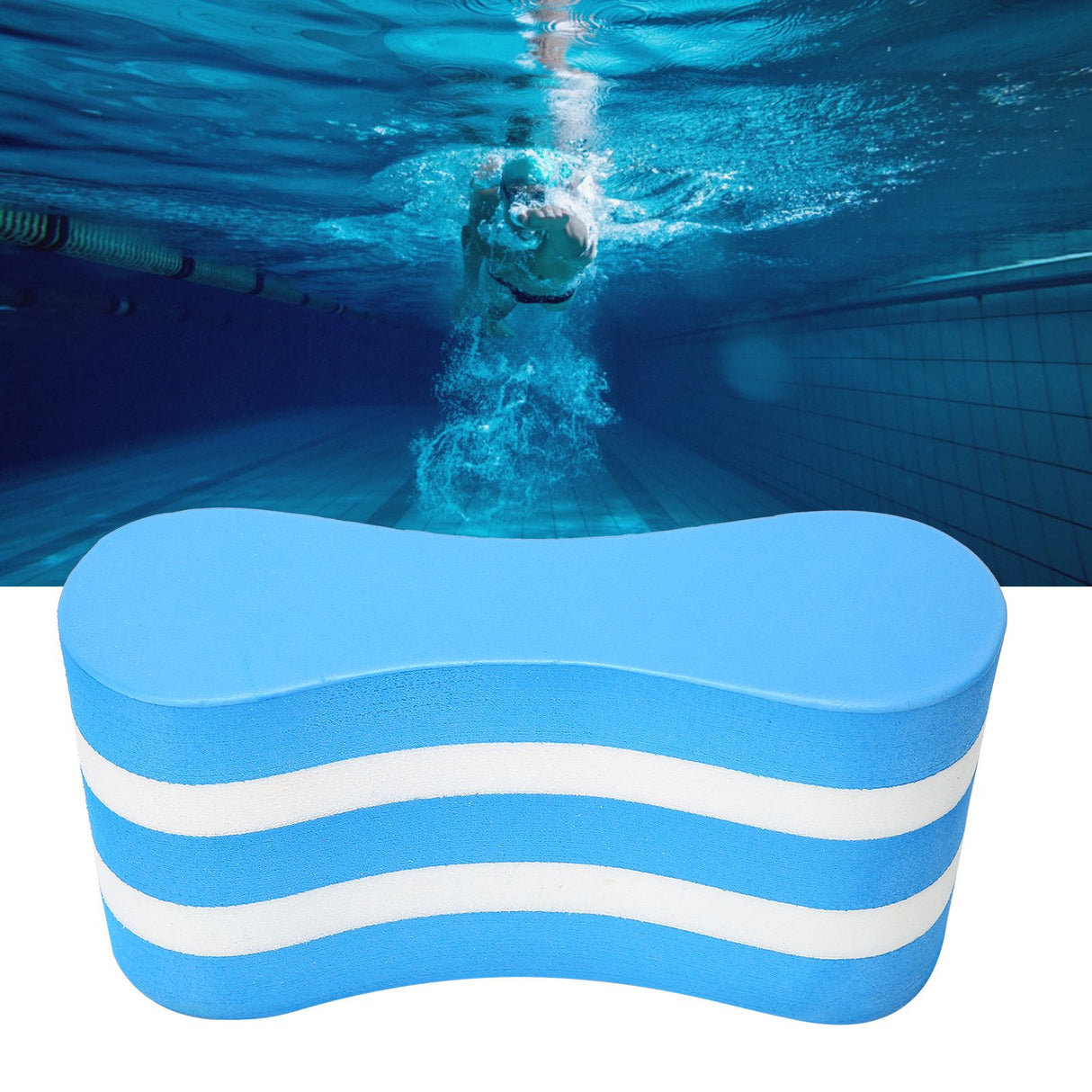Swim EVA Floating Board Swim Clip Leg Board for Swimming Training Aid Beginnners