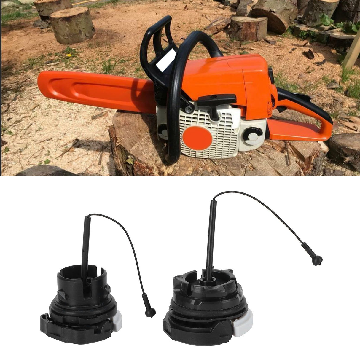 Fuel Tank Fuel Cap Oil Cap Chainsaw Accessory Fit for Stihl MS210 MS230 MS250 MS360