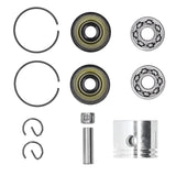 41.1mm Piston Kit Crank Bearing Fit for Poulan 220 221 260 1950 2150 2250 2450 2550 - Side View
