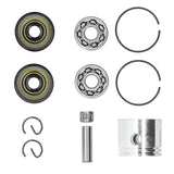 41.1mm Piston Kit Crank Bearing Fit for Poulan 220 221 260 1950 2150 2250 2450 2550