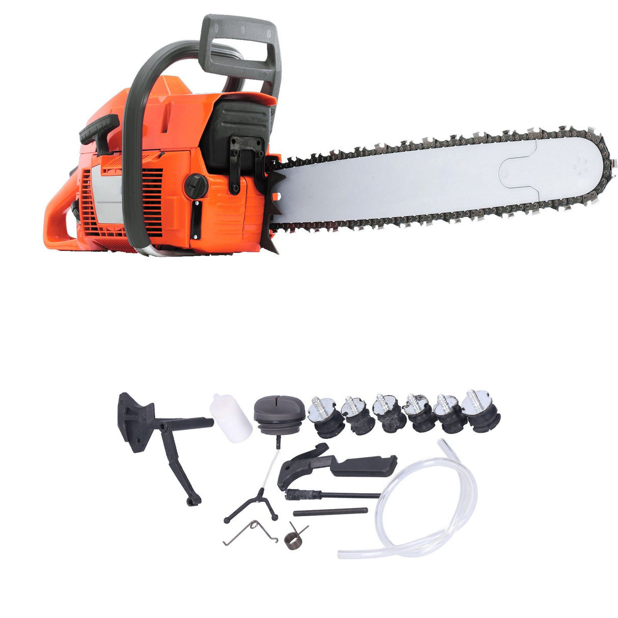 Throttle Trigger Catch Spring Pin Fuel Tank Vent Cap Kit Fit for Husqvarna 268 61 66 266 272