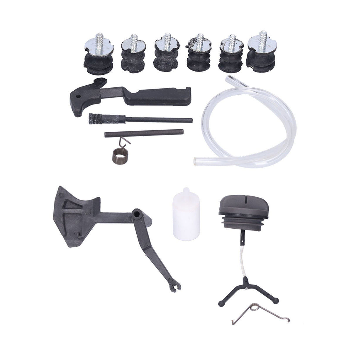 Throttle Trigger Catch Spring Pin Fuel Tank Vent Cap Kit Fit for Husqvarna 268 61 66 266 272