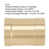 Female Thread Brass Spray Nozzle Cooling Spray Head Automatic Irrigation Sprinkler HeadG1/2 20mm - Extra Image