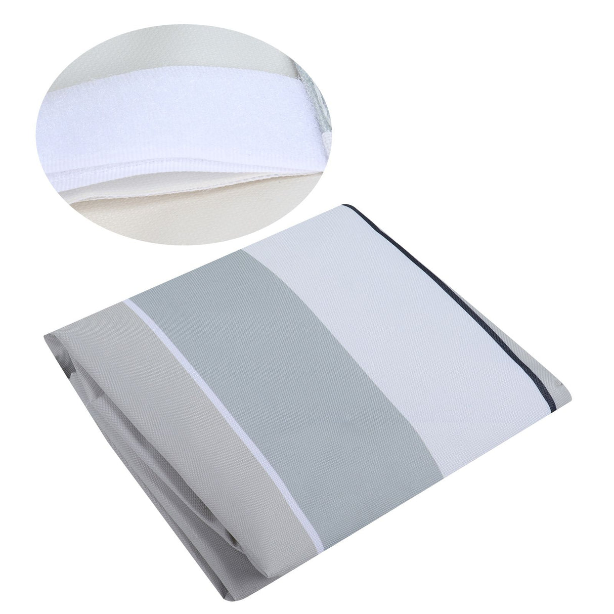 Water Resistant Chair Cover Indoor Outdoor Garden Patio Furniture Dust Cover ProtectorStripe 68.5x73.5x51x89cm