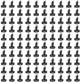 100PCS 360 Degree Misting Nozzle Sprinkler Head Irrigation System for Garden Flowers Orchard